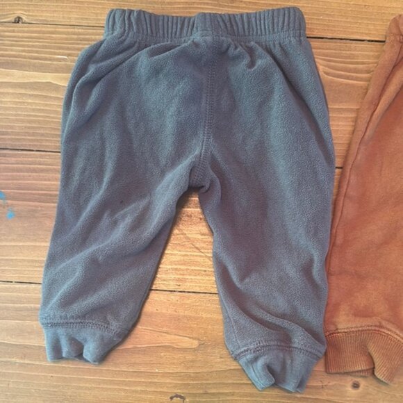 Carters 9 months Gray and Brown Sweatpants & Joggers for Everyday Comfort - Picture 4 of 7